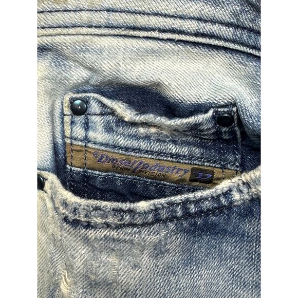 Diesel Industry Men's Safado Regular Slim Straight Denim Jeans - 31x32 (33x31) - Picture 3 of 8